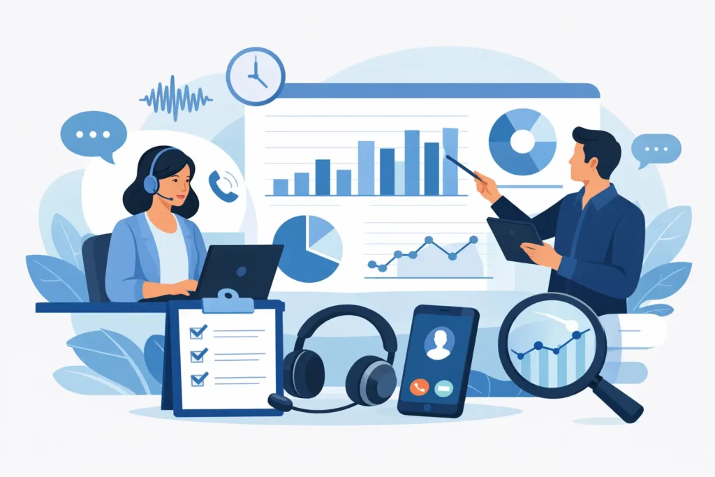 Relatórios de atendimento telefônico na prática