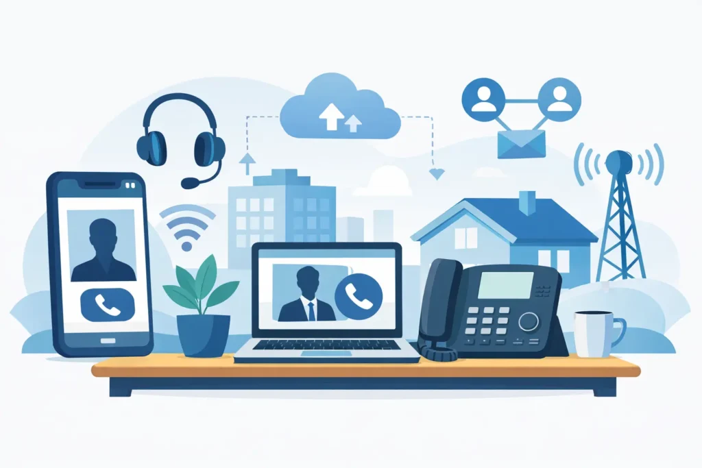 Guia de telefonia para home office empresarial
