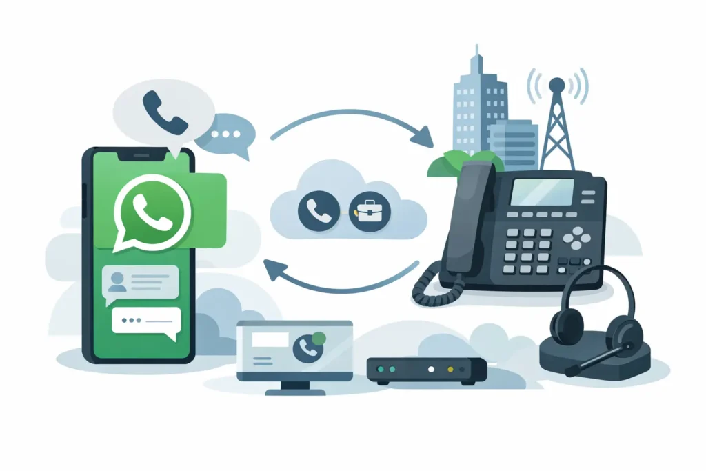 Integração WhatsApp com Telefonia Empresarial