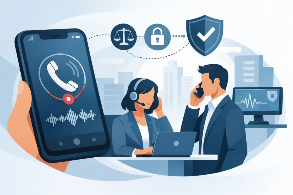 Como gravar ligações legalmente em empresas