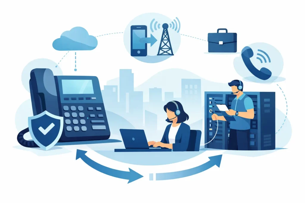 Guia de continuidade telefônica para empresas