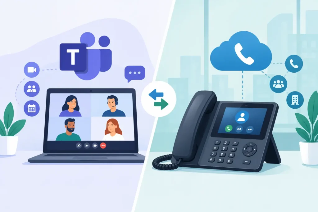 Teams nativo vs telefonia IP para empresas